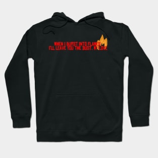 HALSEY - Burst into flames Hoodie